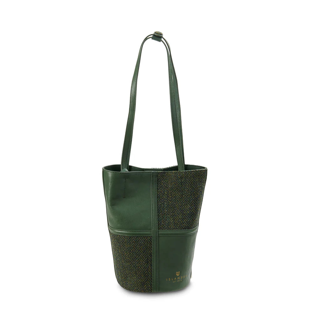 Harris Tweed & Leather Orlagh Bucket