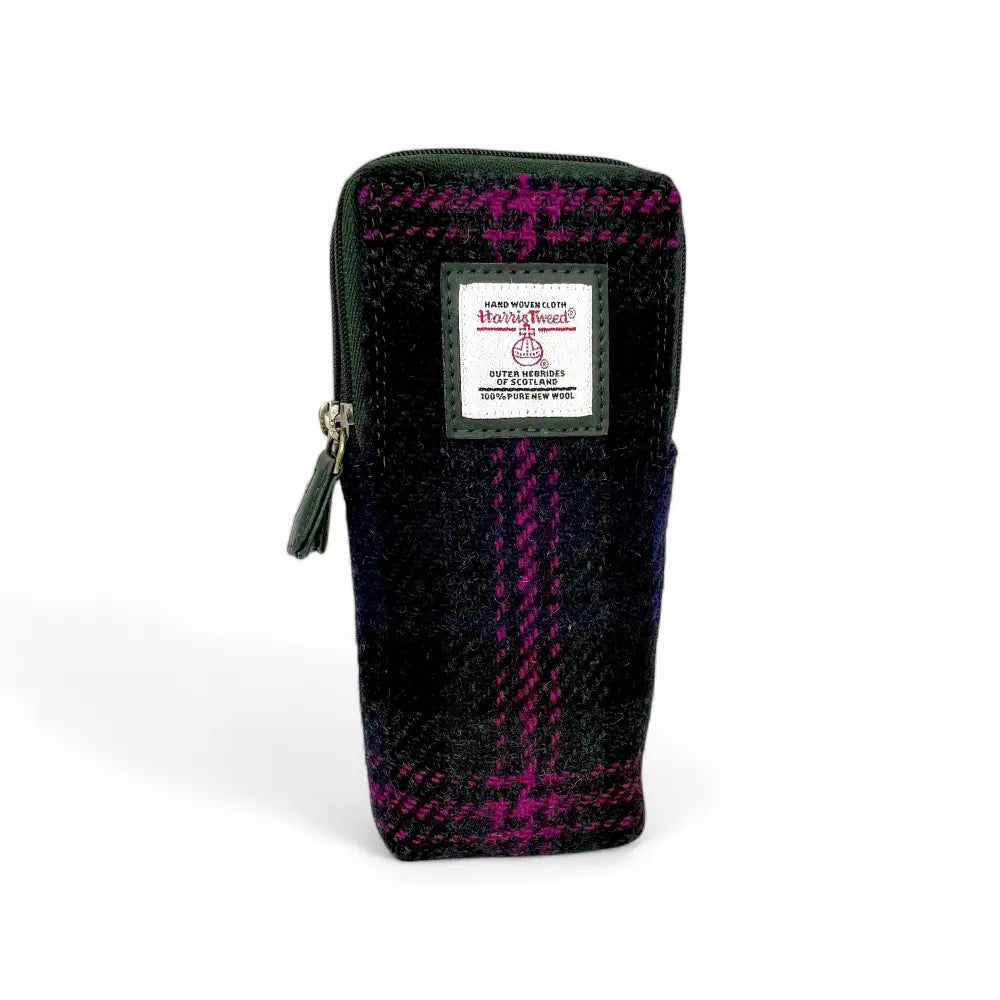 Double Glasses Sleeve in Harris Tweed