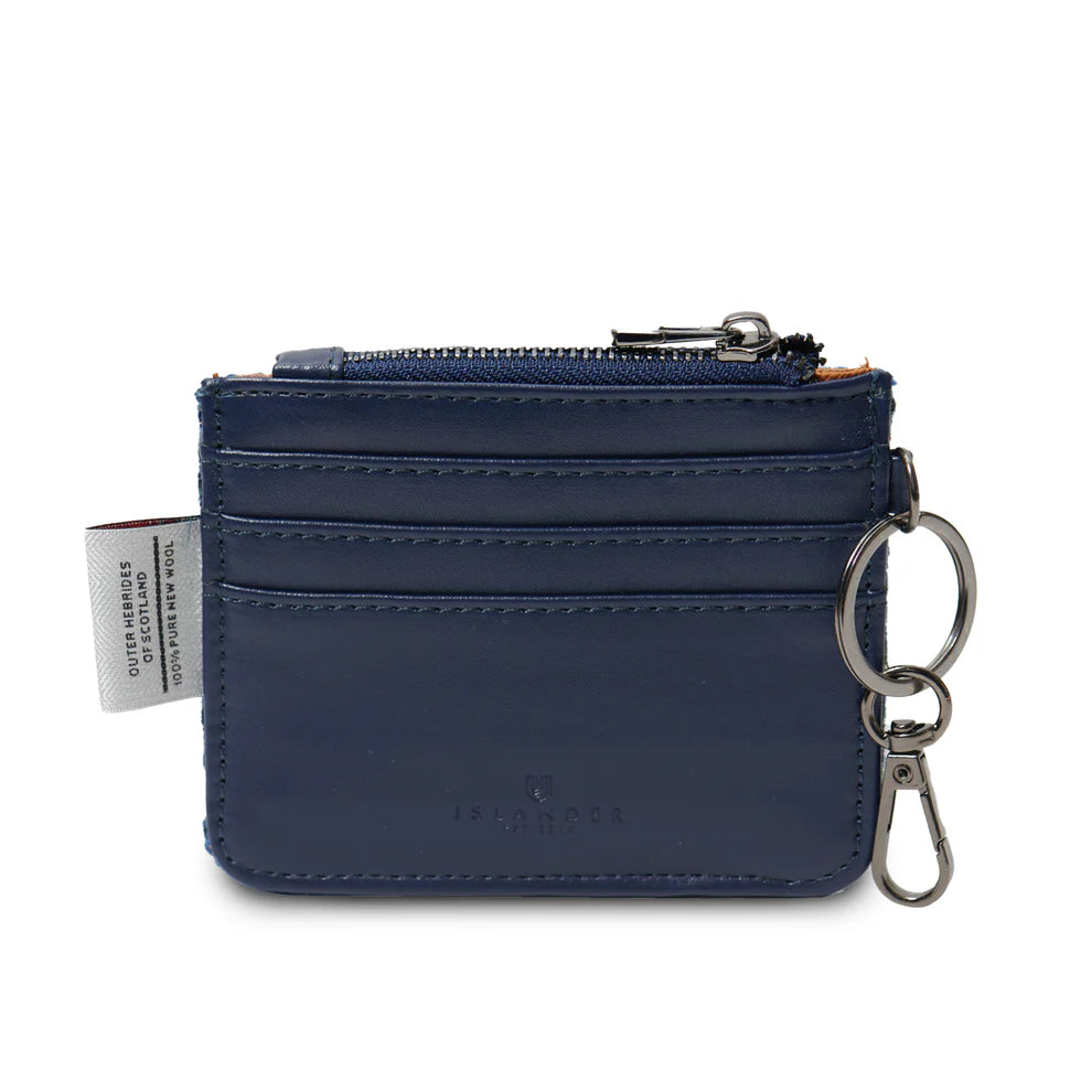 Card Zip Wallet in Harris Tweed