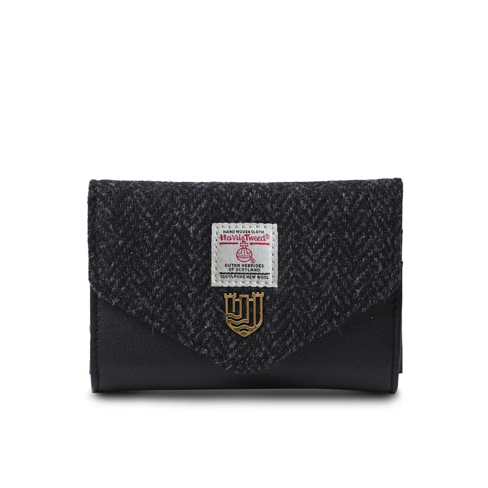 Clasp Purse in Harris Tweed
