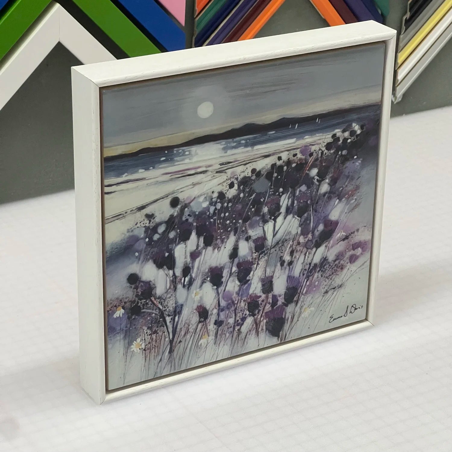 'Flower of Scotland, Arran' Framed Tile