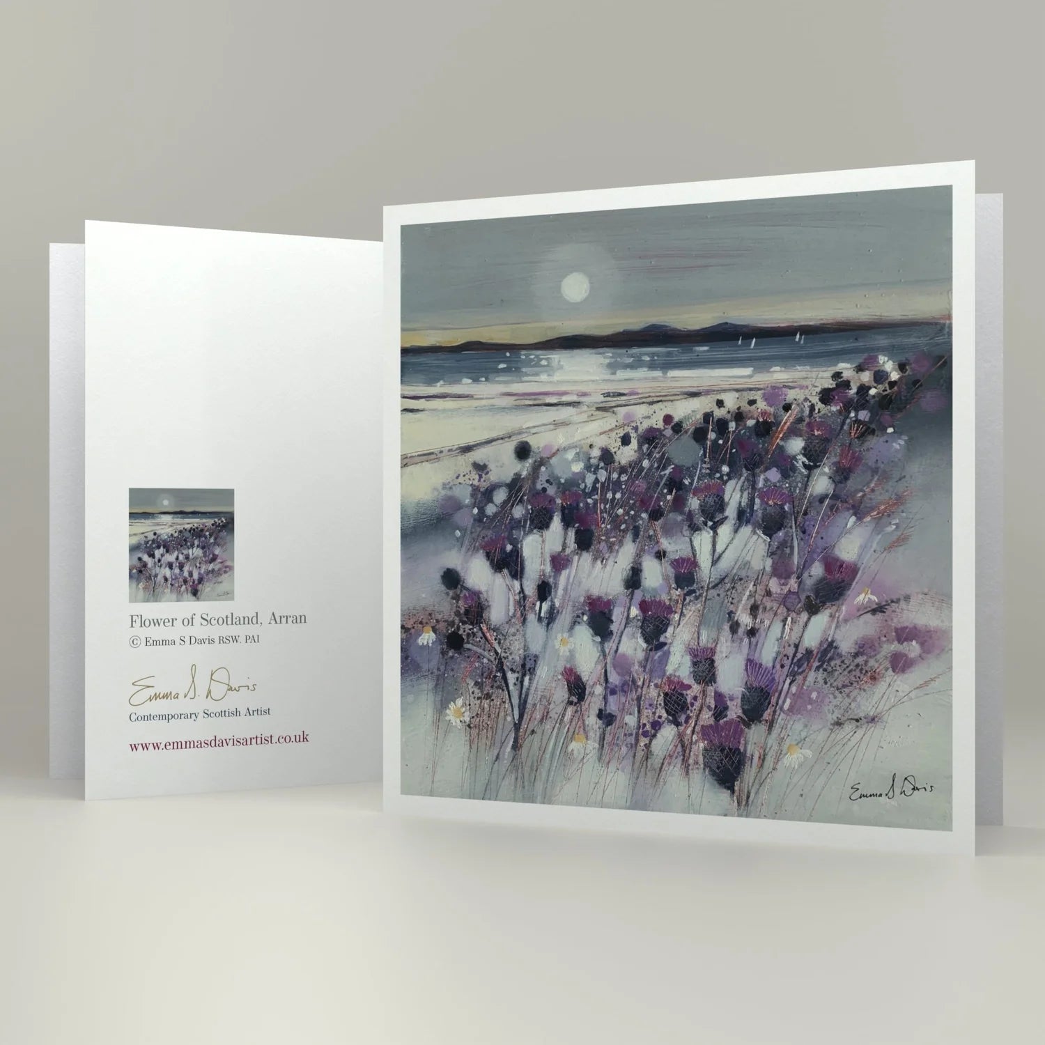 Greeting Card 'Flowers of Scotland, Arran'