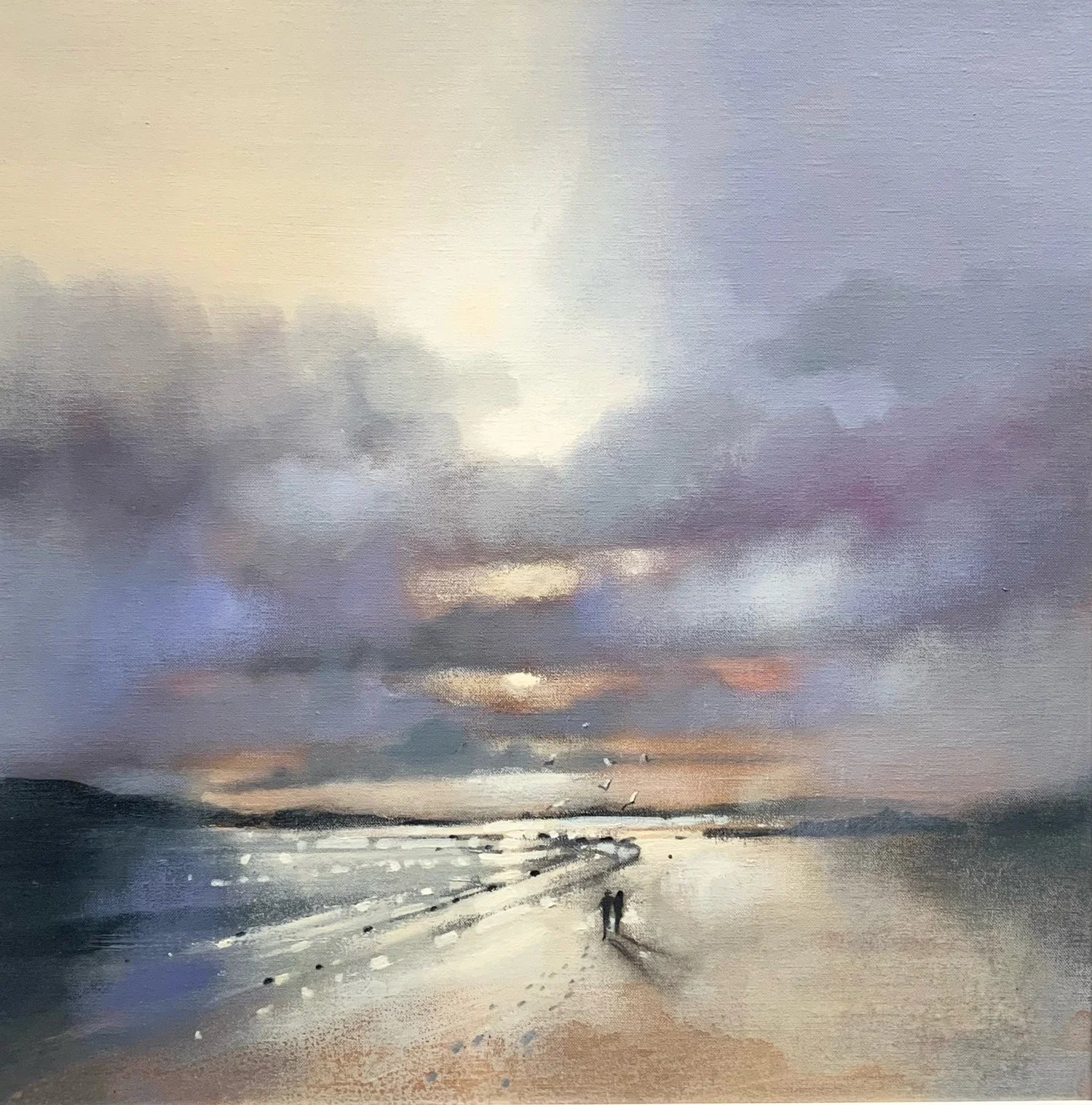 Greeting Card 'Footprints in the Sand, Luskentyre'