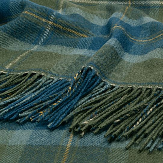 Georgia Poncho in the Scottish Borderlands Tartan