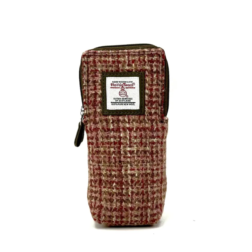 Double Glasses Sleeve in Harris Tweed