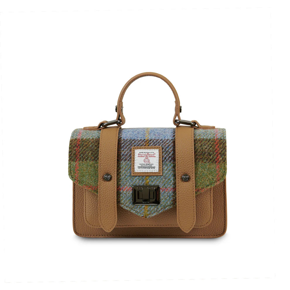 Harris Tweed & Leather Mini Satchel