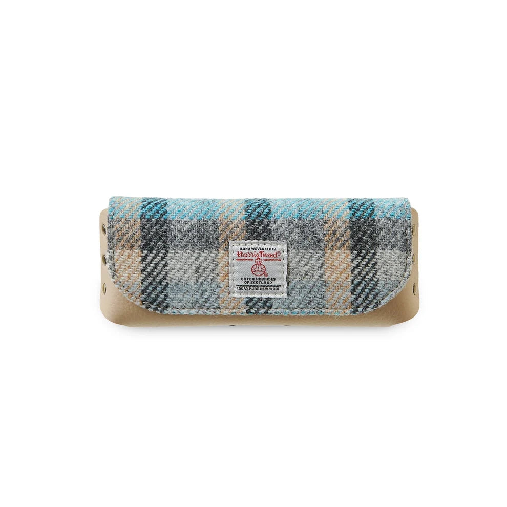 Glasses Case in Harris Tweed & Leather