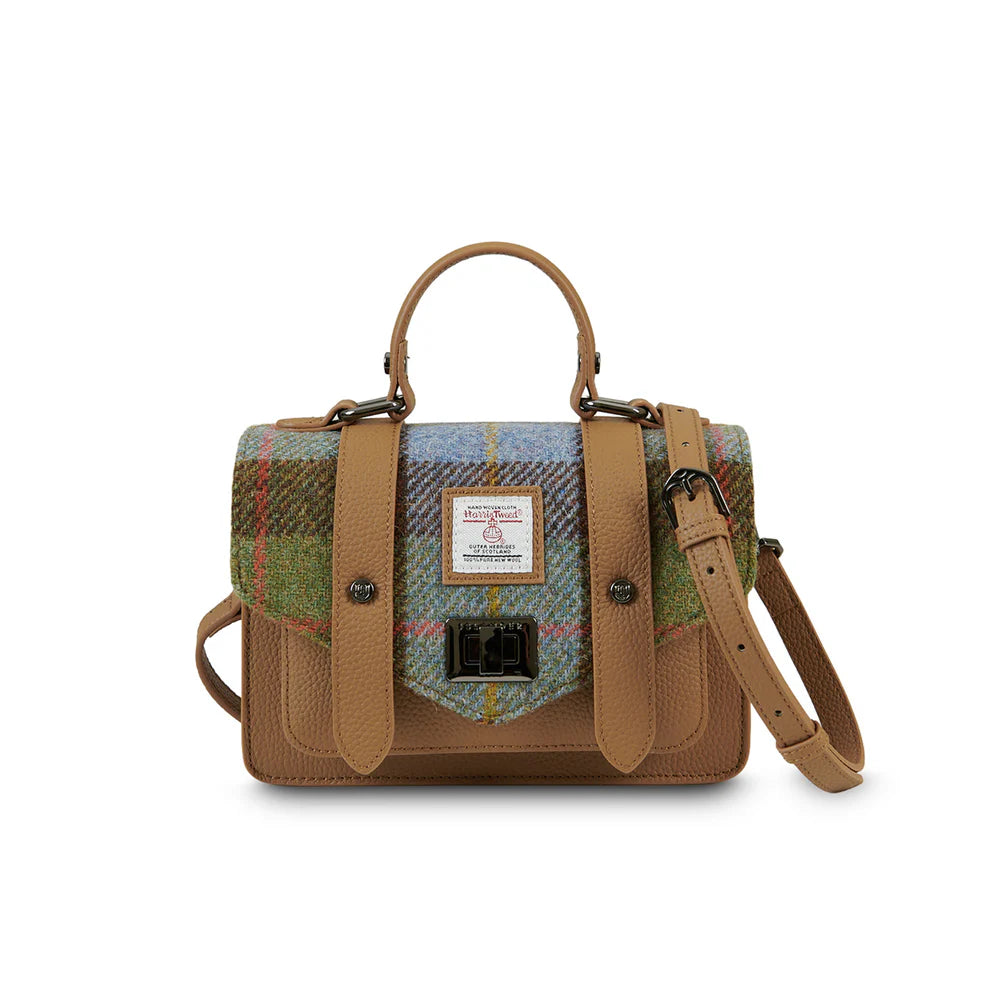 Harris Tweed & Leather Mini Satchel