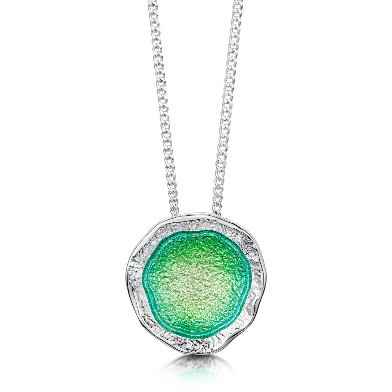 Lunar Necklace in Spring Green