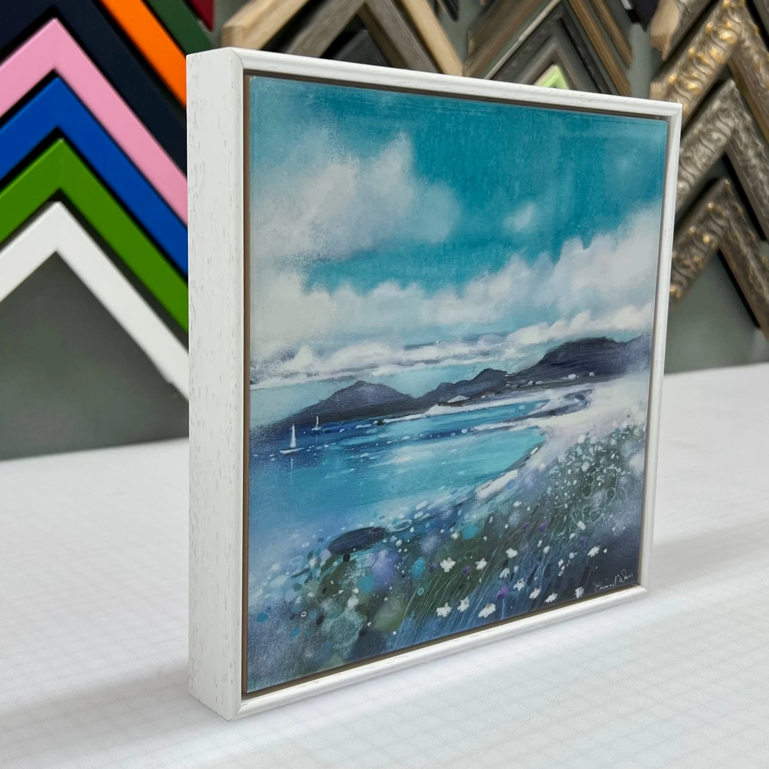 'Luskentyre, Isle of Harris' Framed Tile