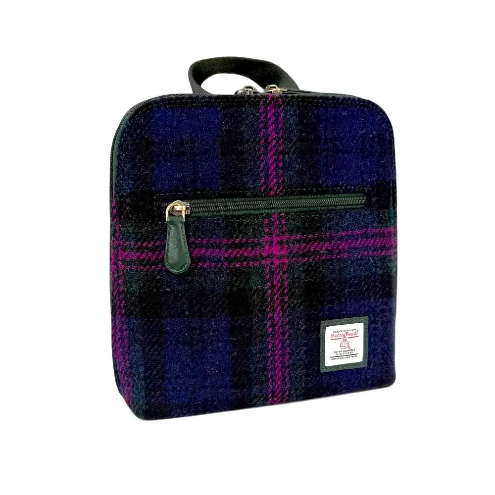 Mini Backpack in Harris Tweed