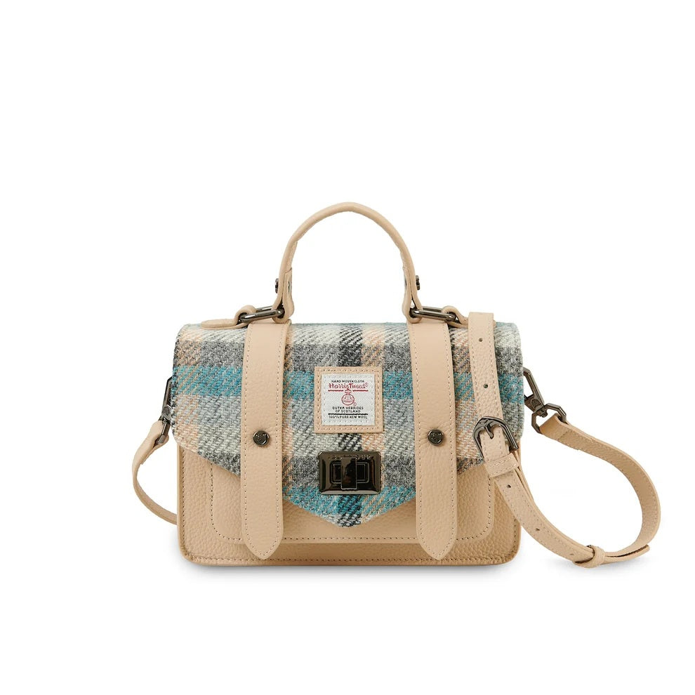Harris Tweed & Leather Mini Satchel