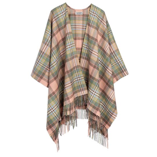 Serape in Dundee Rose Tartan