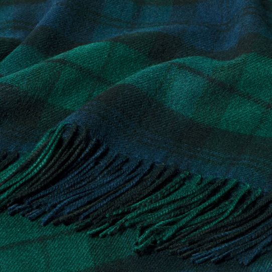 Serape in Black Watch Tartan