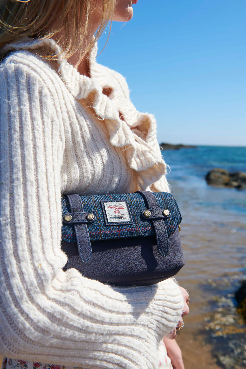 The Skye Harris Tweed & Leather Bag