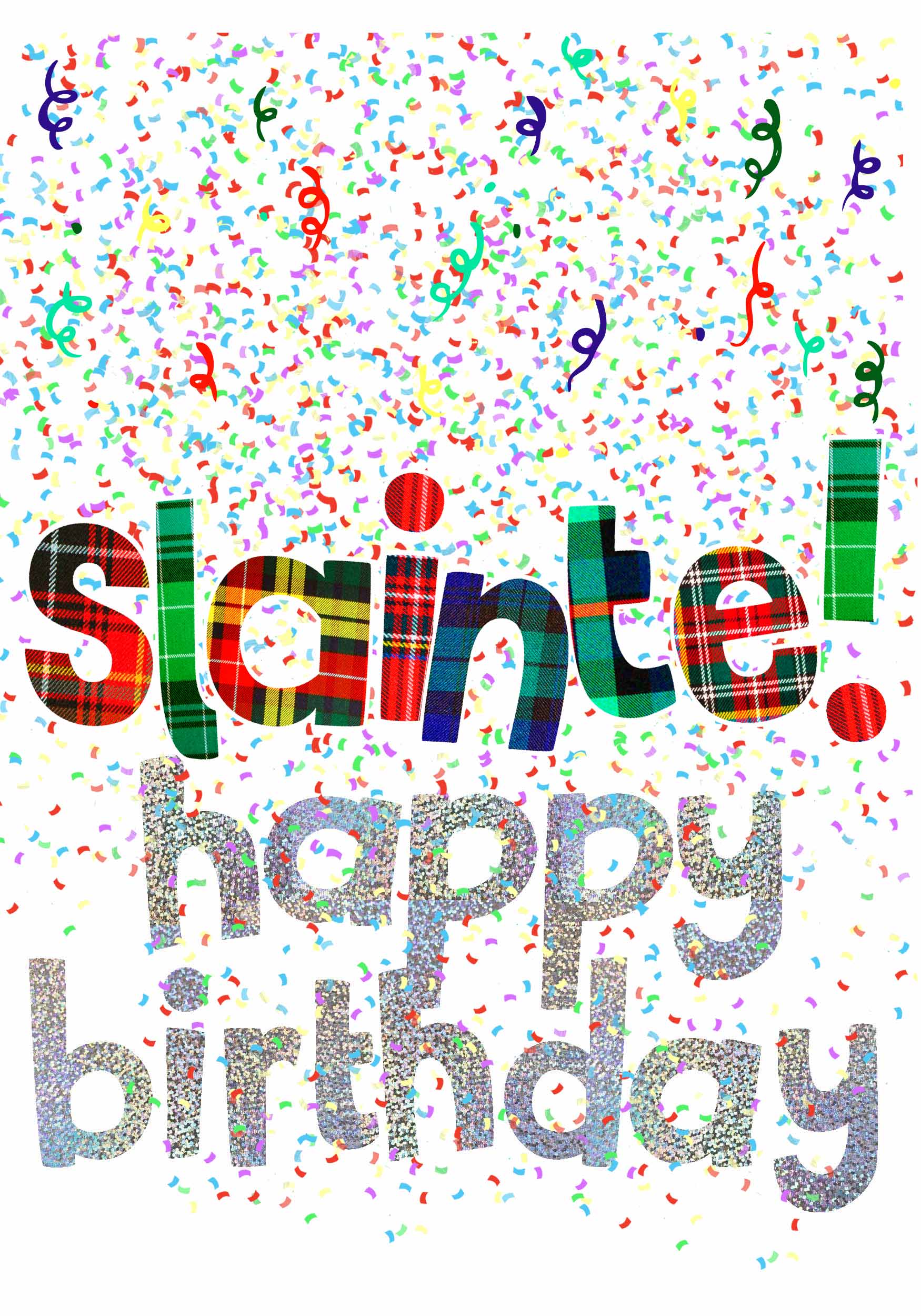 Slainte Birthday Card