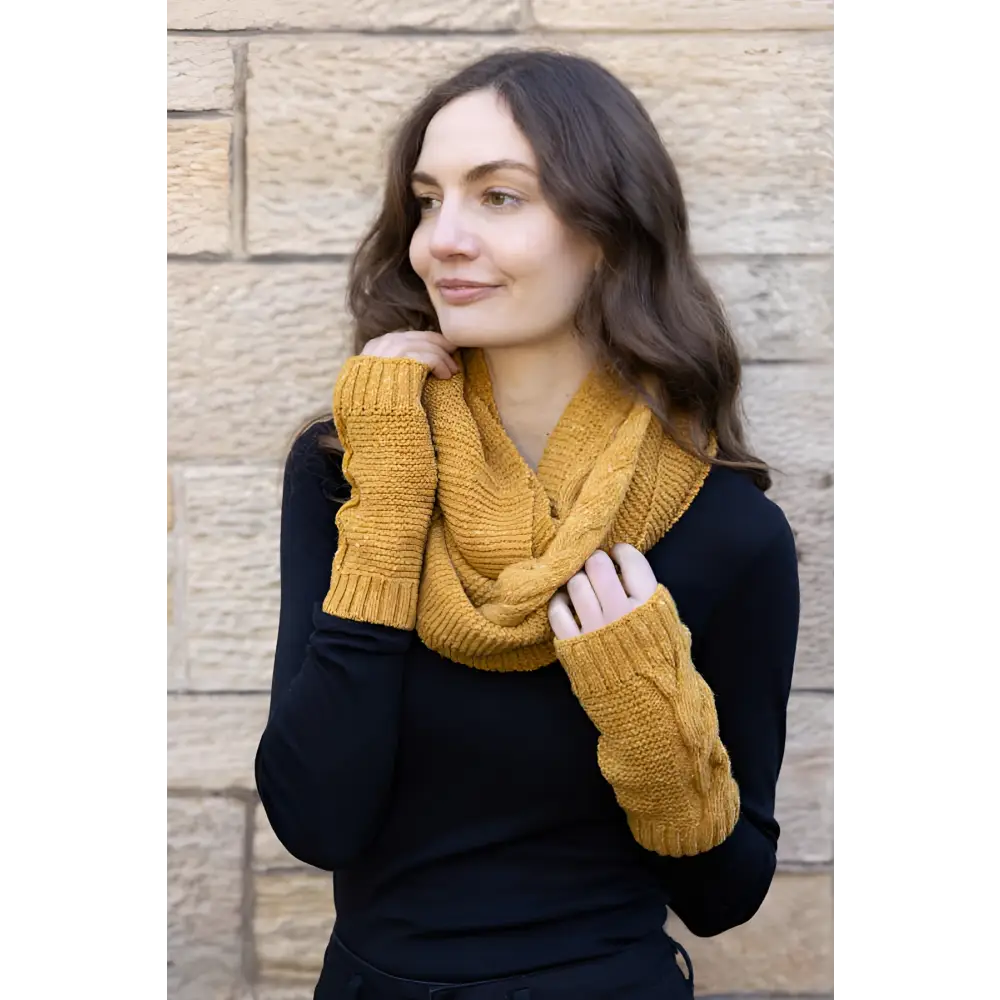 Arm Warmers and Infinity Scarf Set - Bill Baber