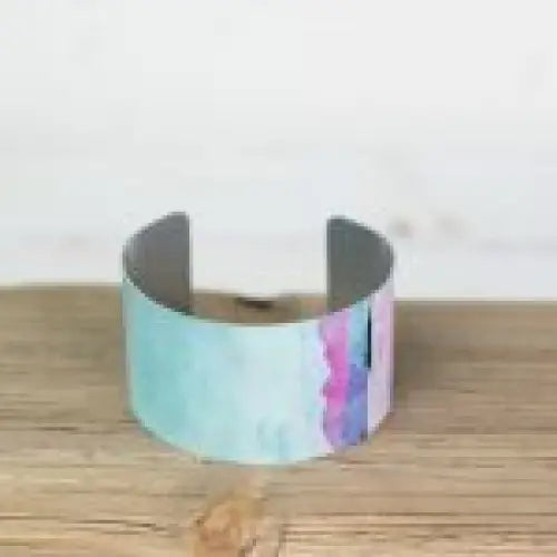 Arran over the Sound of Bute Cuff Bangle - Scottish Jewelry