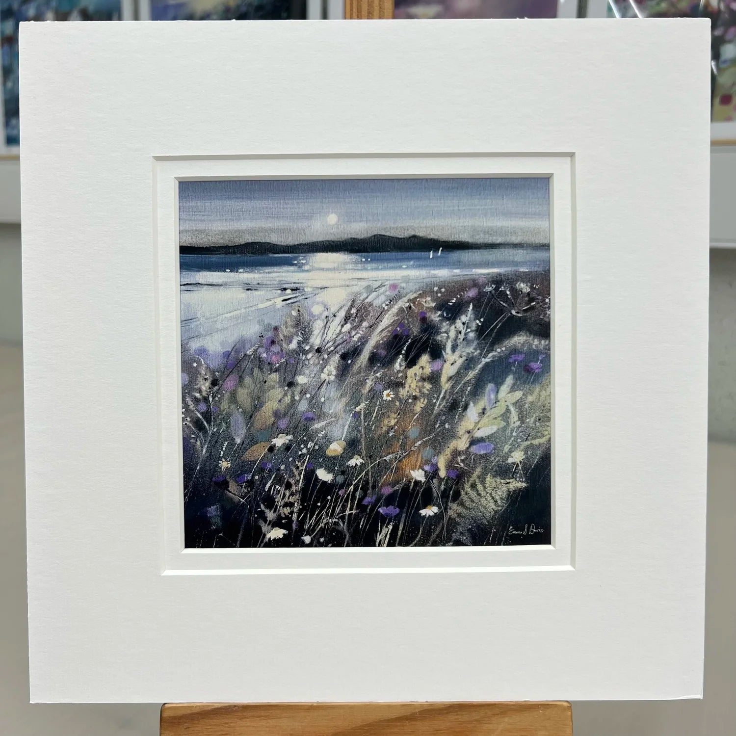 Greeting Card 'Summer Fields and Arran'
