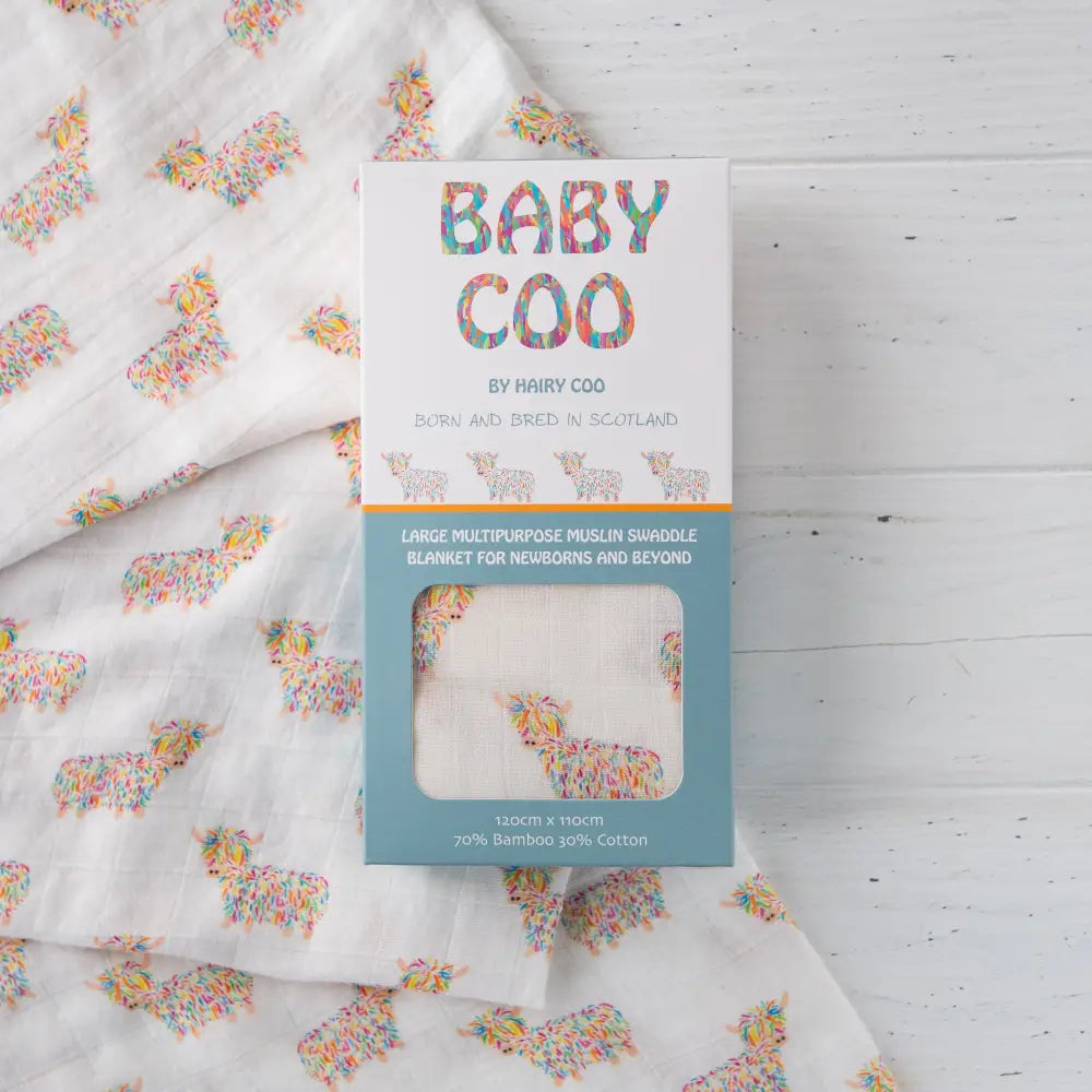 Baby Coo Muslin Swaddle - Swaddling Blankets