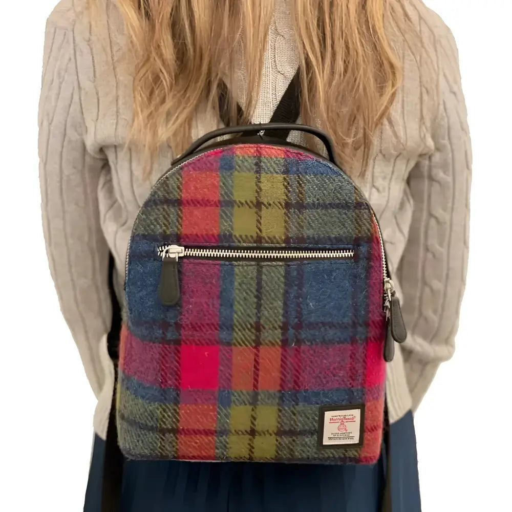 Backpack in Harris Tweed