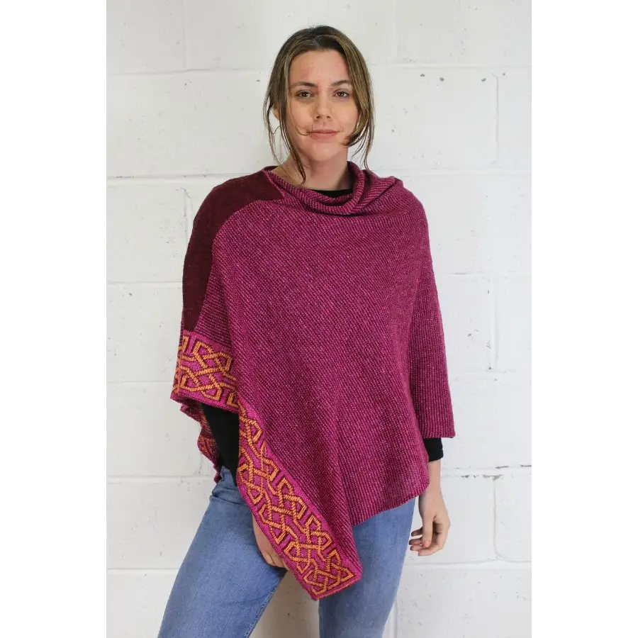 Ballater Silk & Linen Shawl - Mallow - Cosy Essentials