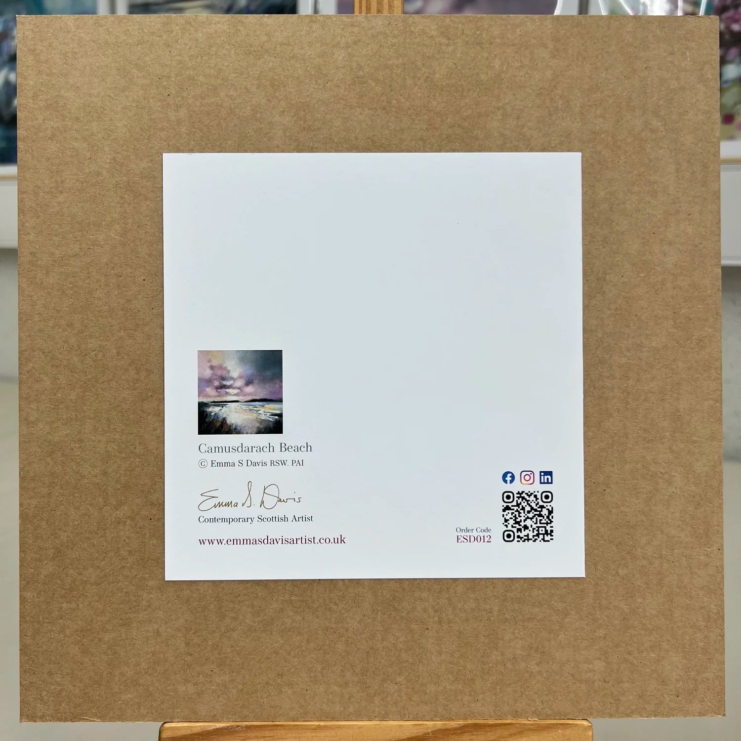 Greeting Card 'Camusdarach Beach'