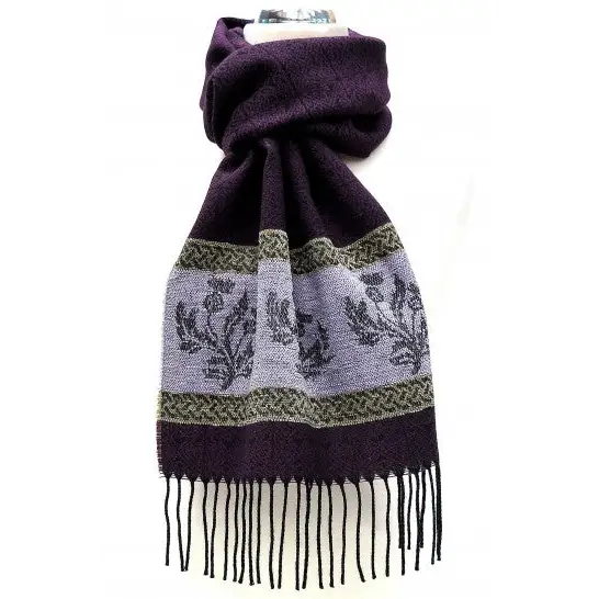 Celtic Alba Thistle Scarf - Cosy Essentials
