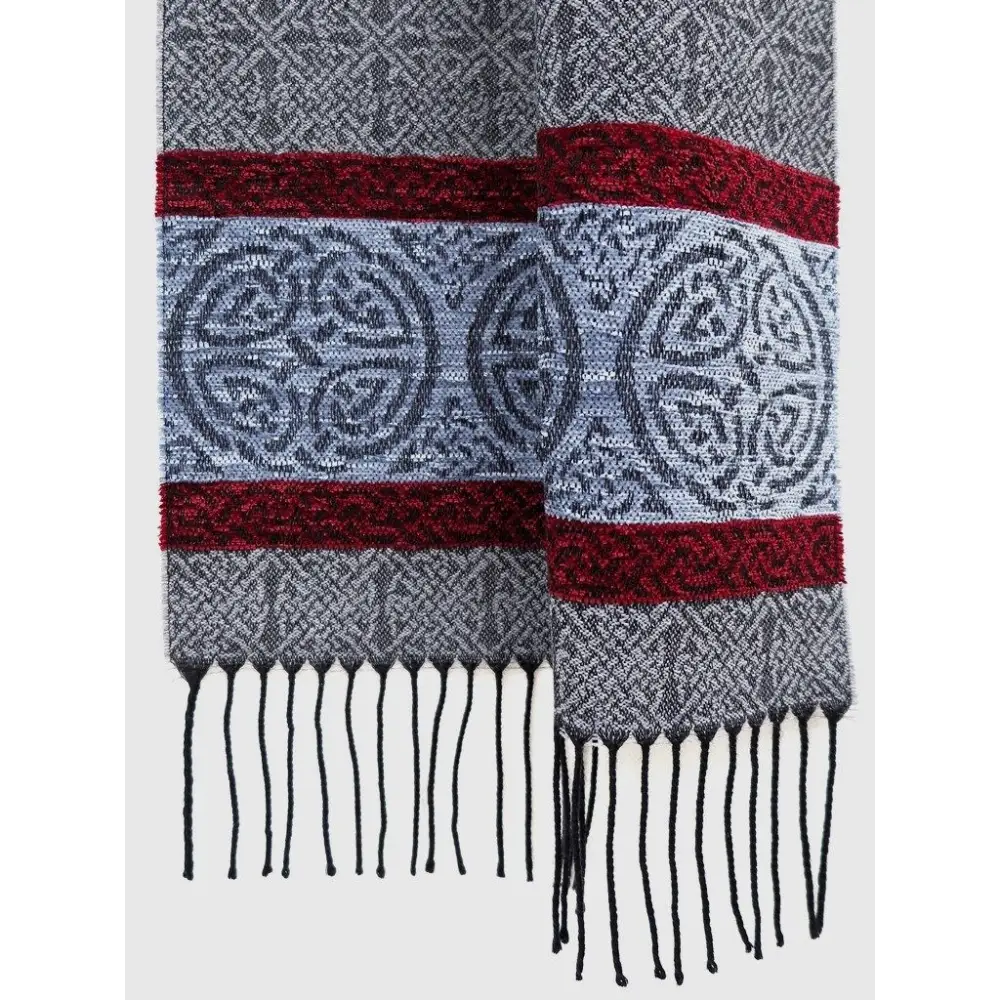 Celtic Grey Scarf - Cosy Essentials