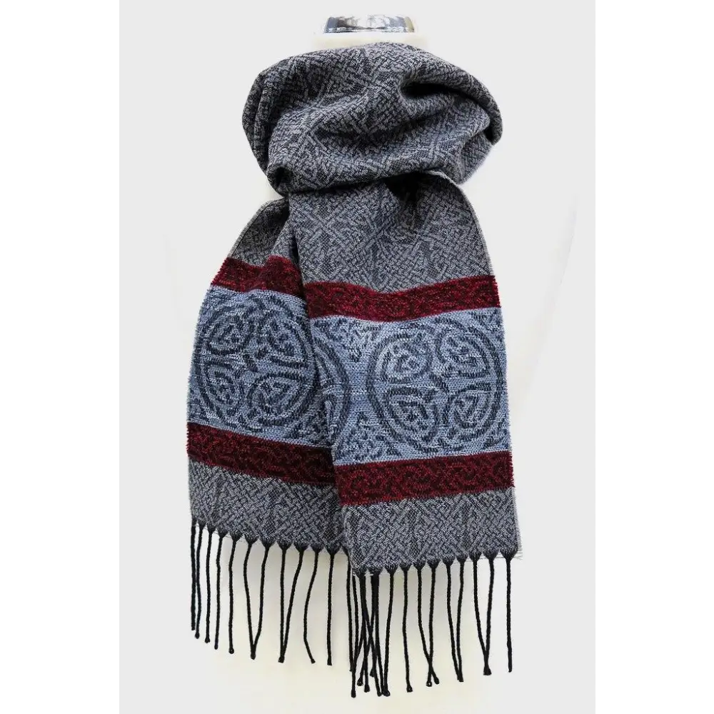 Celtic Grey Scarf - Cosy Essentials
