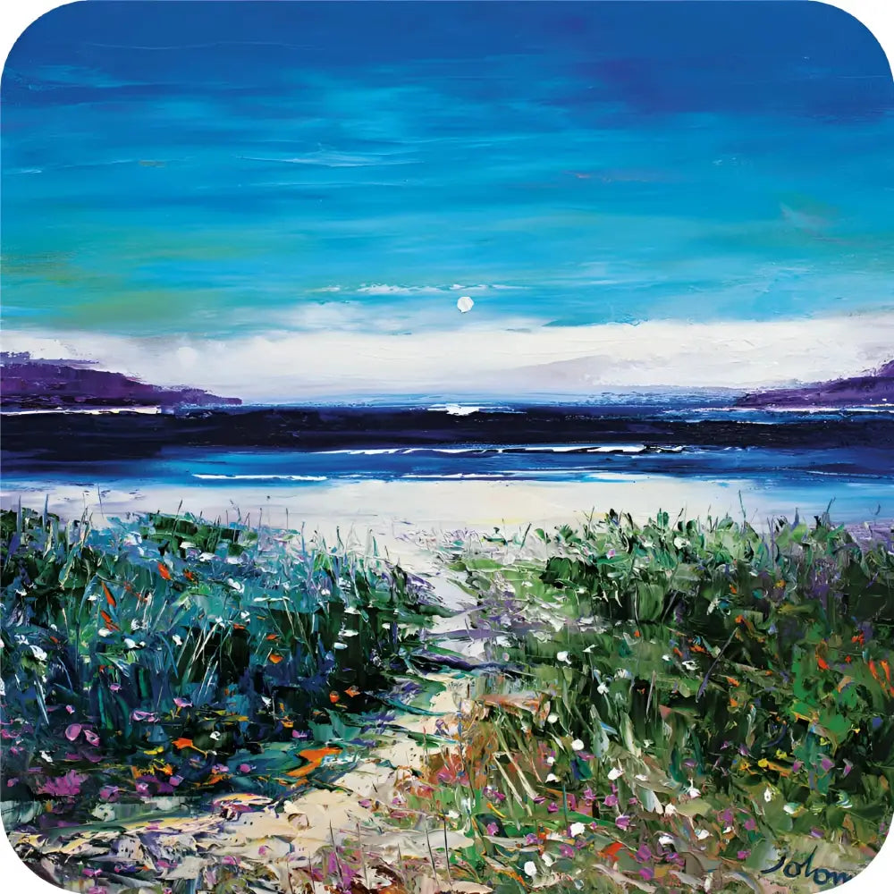 Coaster Evening light over Calgary Beach Isle of Mull - Scottish Home