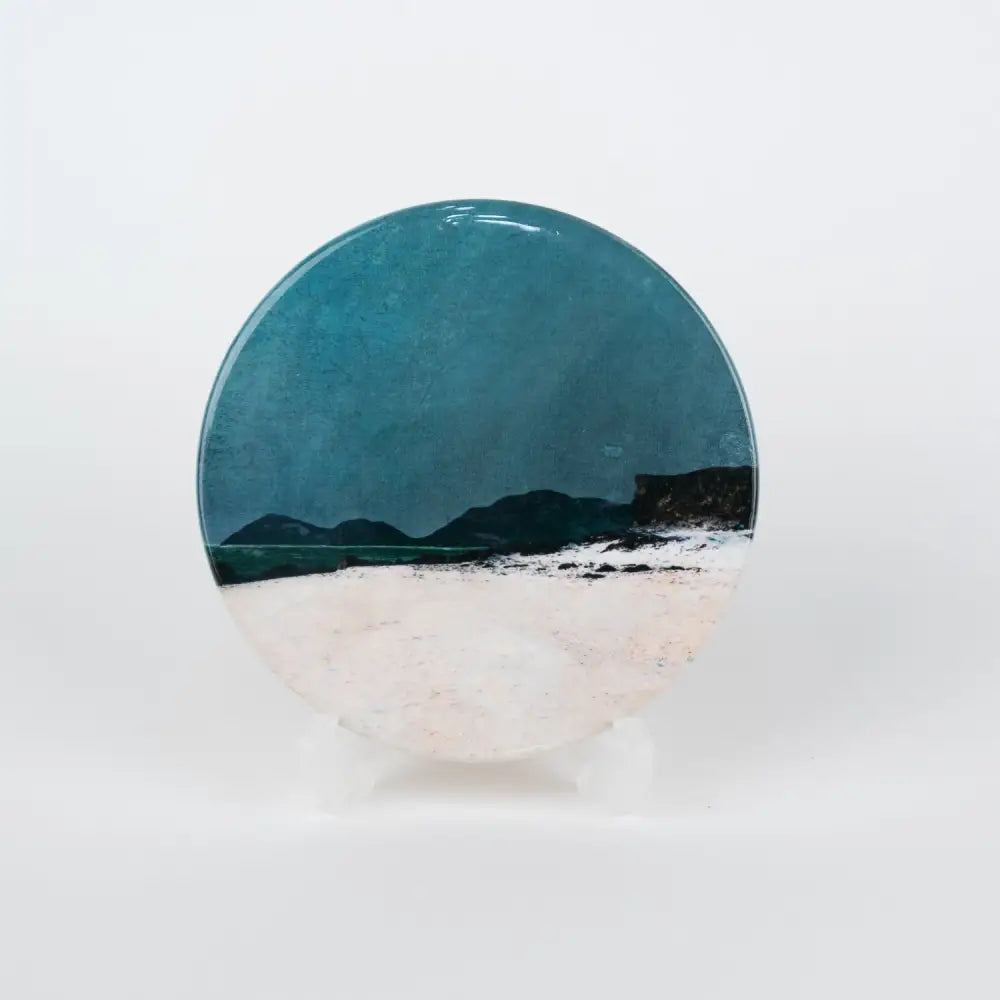 Coral Beach Isle of Skye Ceramic Coaster - Scottish Home