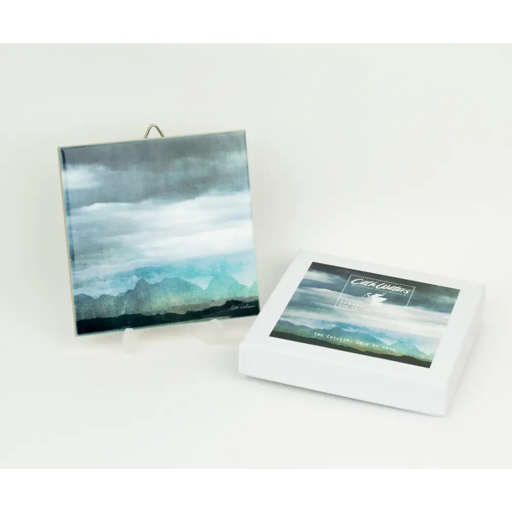 The Cuillins Isle of Skye Ceramic Tile - Scottish Home