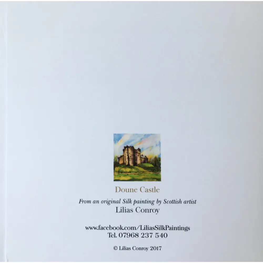 Doune Castle Card - Scottish Art