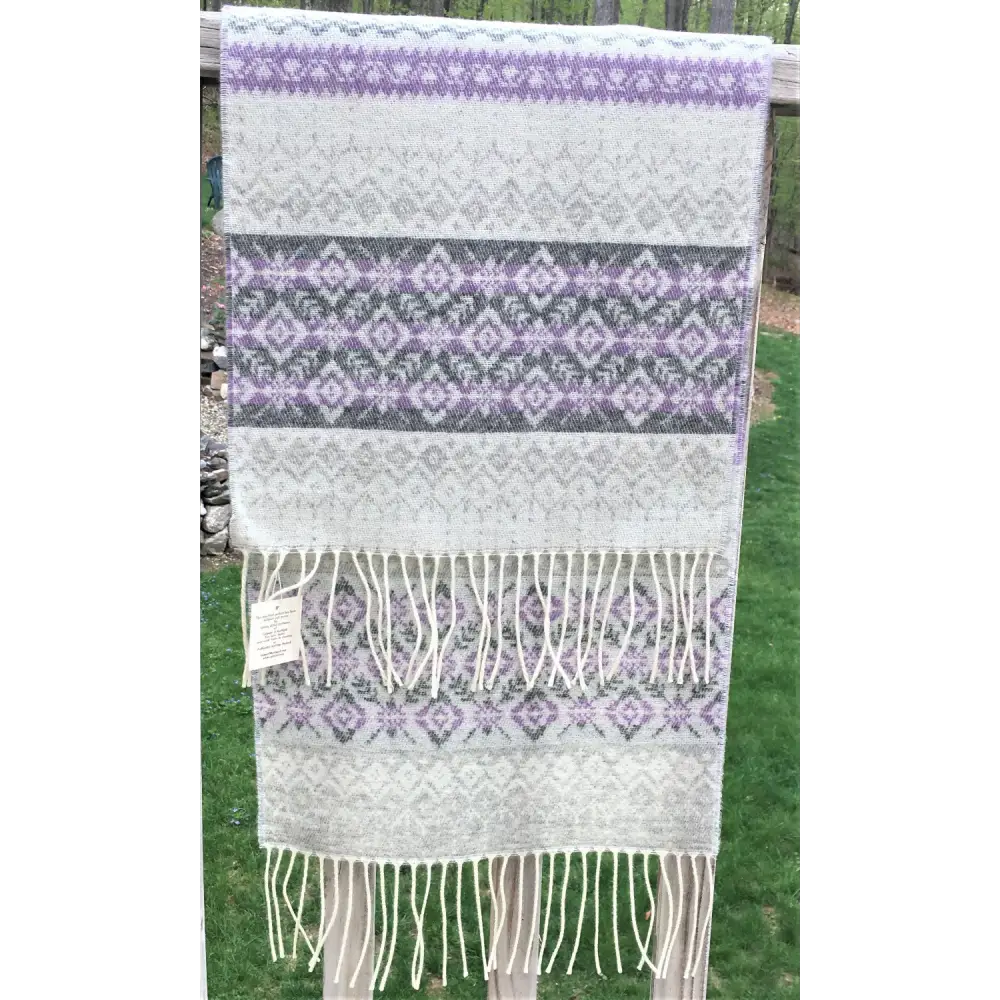 Fairisle Lambswool Scarf - Cosy Essentials