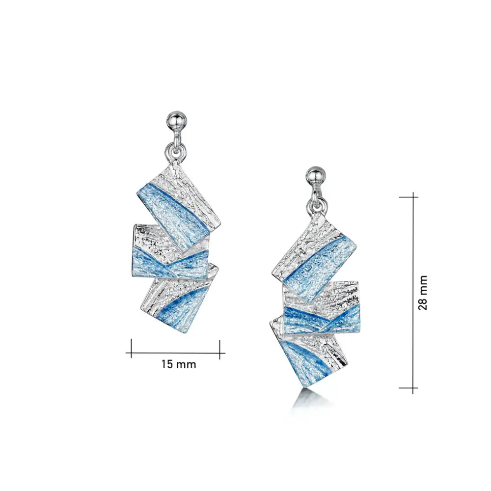 Flagstone Drop Earrings - Scottish Jewelry