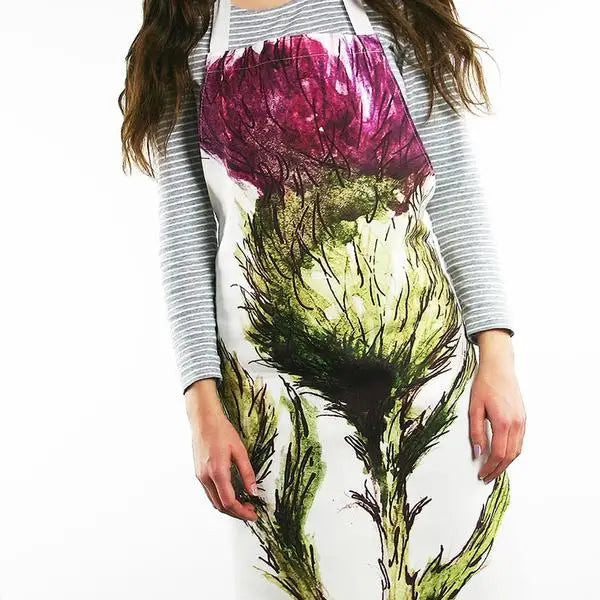 Flower of Scotland Apron - Scottish Home