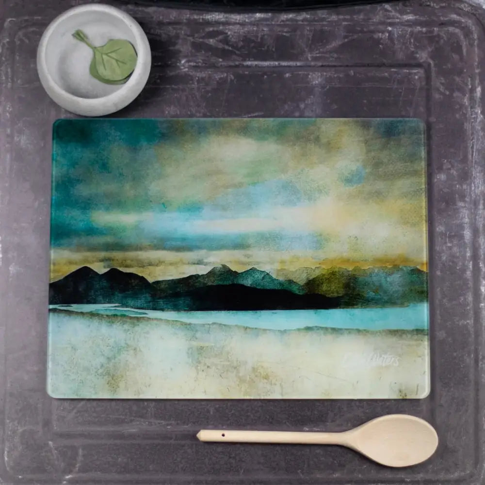 Glass Worktop Saver Skye from Bealach Na Ba Applecross - Scottish Home