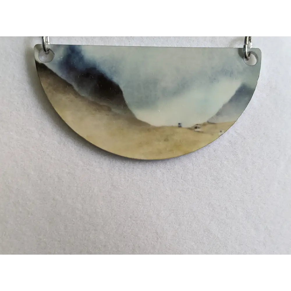 Glencoe Aluminum & Silver Necklace - Scottish Jewelry