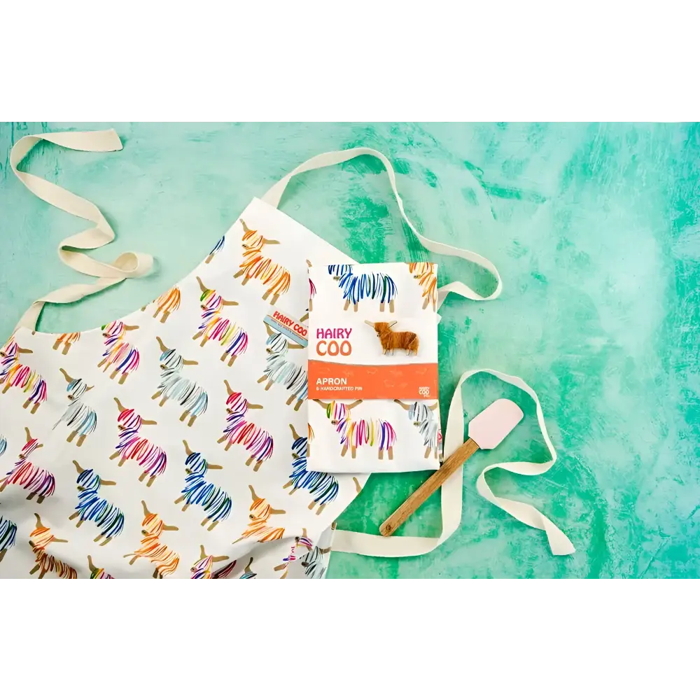 Hairy Coo Apron - Scottish Home