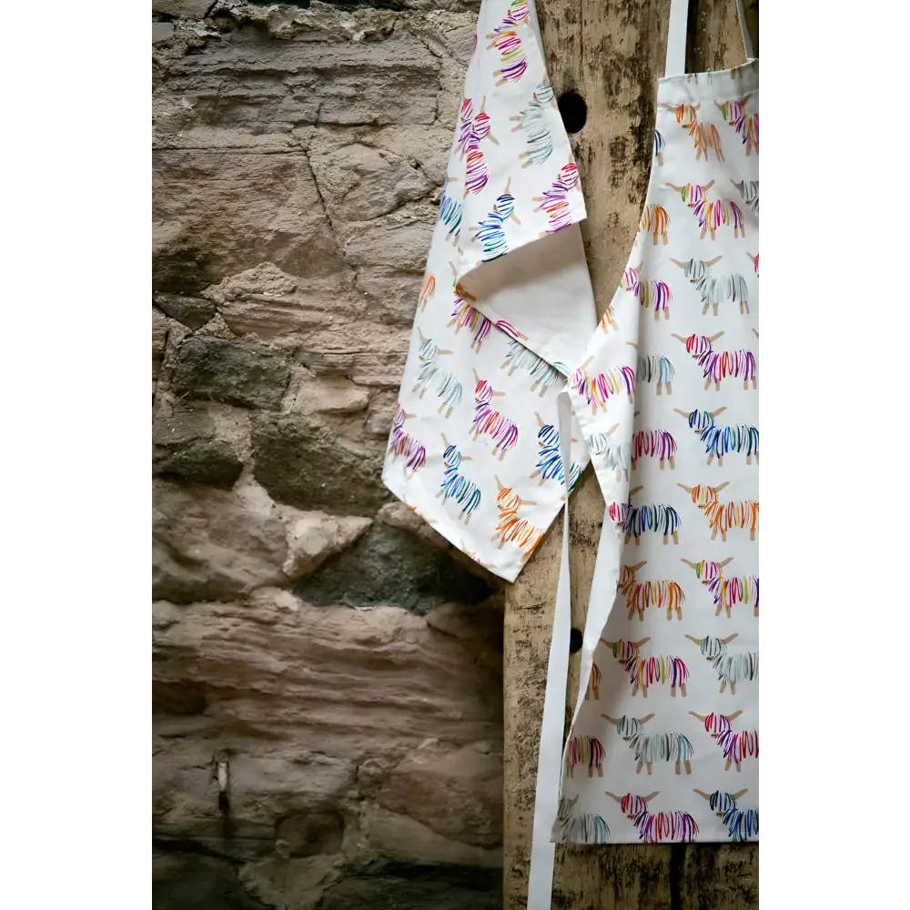 Hairy Coo Apron - Scottish Home