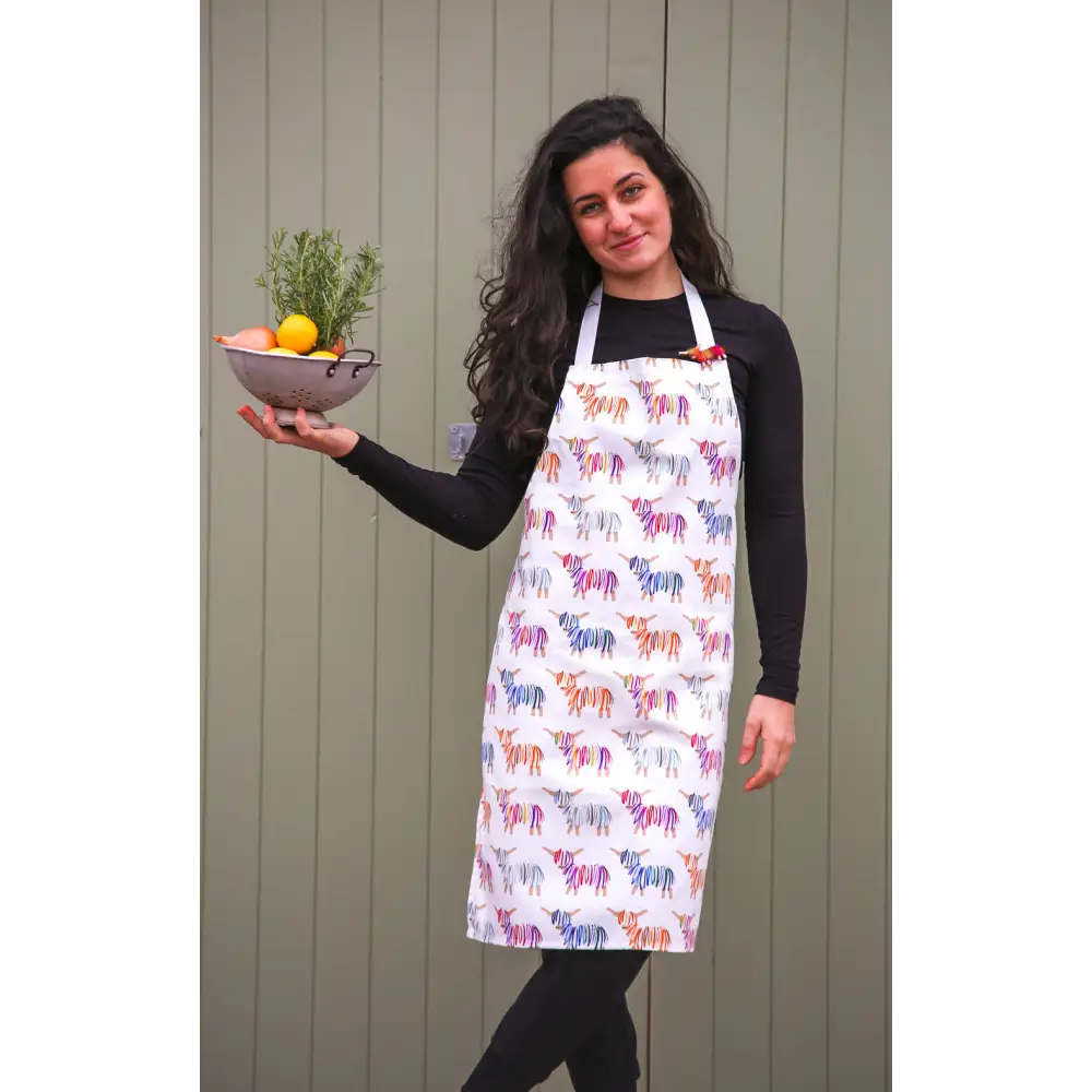 Hairy Coo Apron - Scottish Home