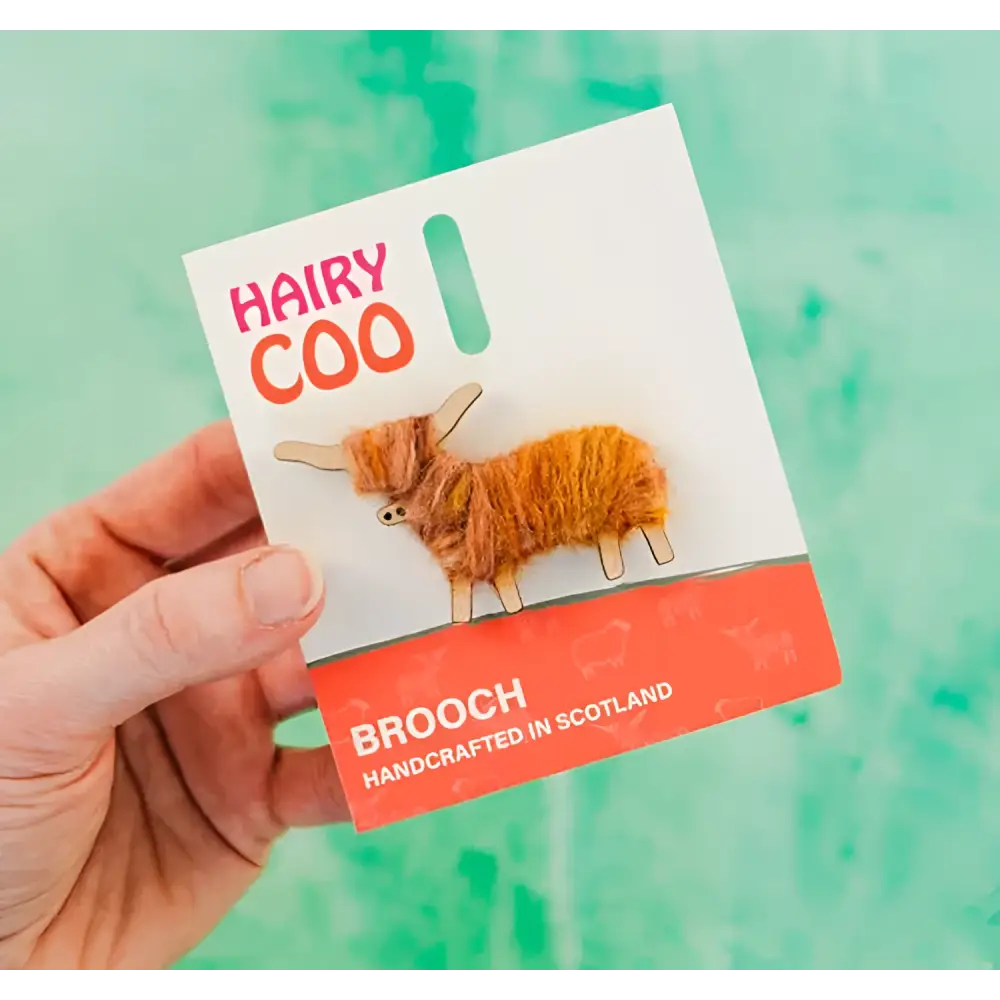 Hairy Coo Brooch - Cameron - Scottish Jewelry