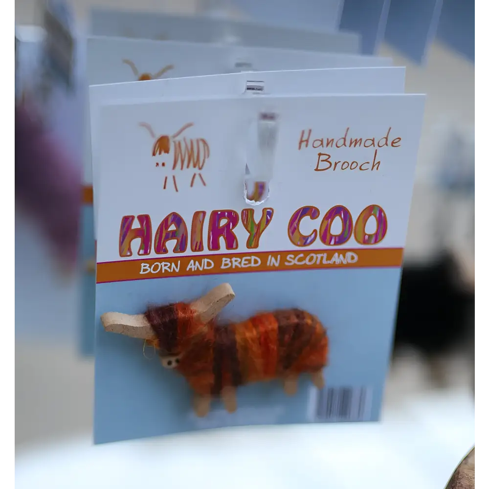 Hairy Coo Brooch - Scottish Jewelry