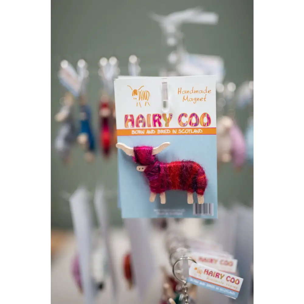 Hairy Coo Magnet - Rowan