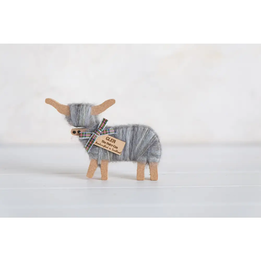 Hairy Coo Standing Ornaments - Glen - Scottish Home