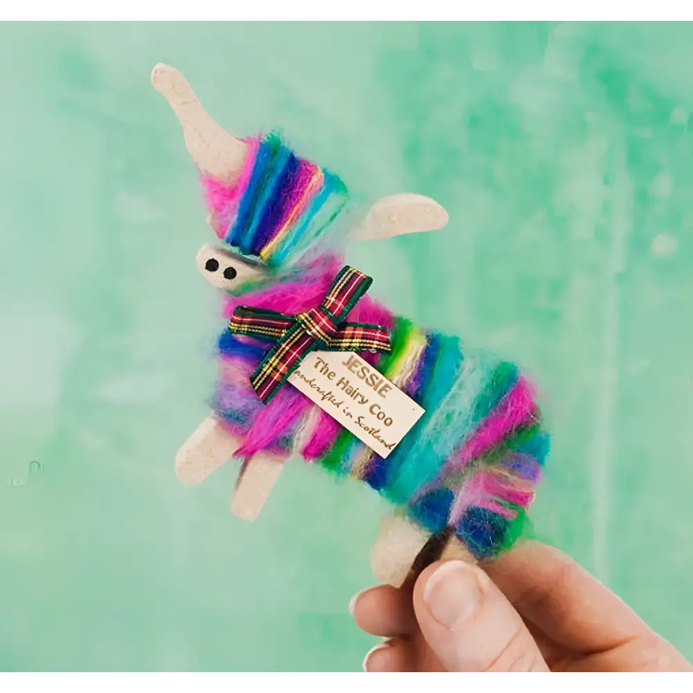 Hairy Coo Standing Ornaments - Jessie - Scottish Home