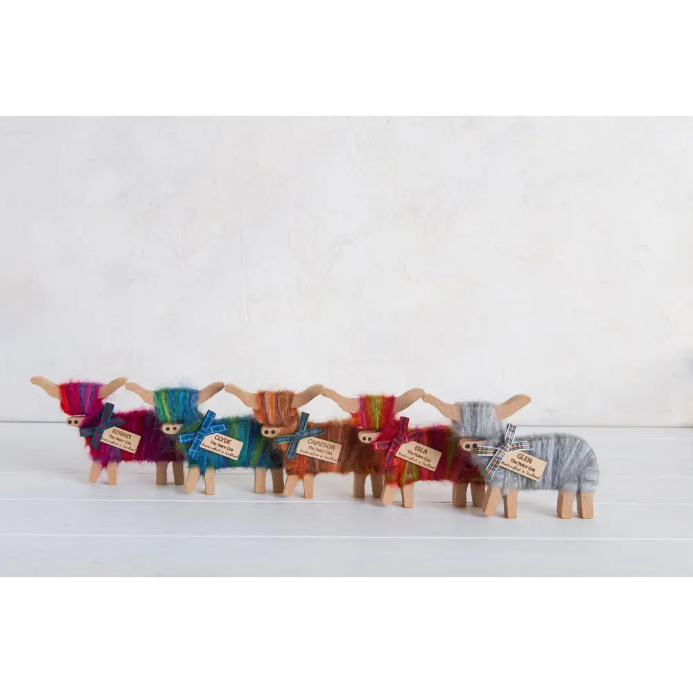 Hairy Coo Standing Ornaments - Scottish Home