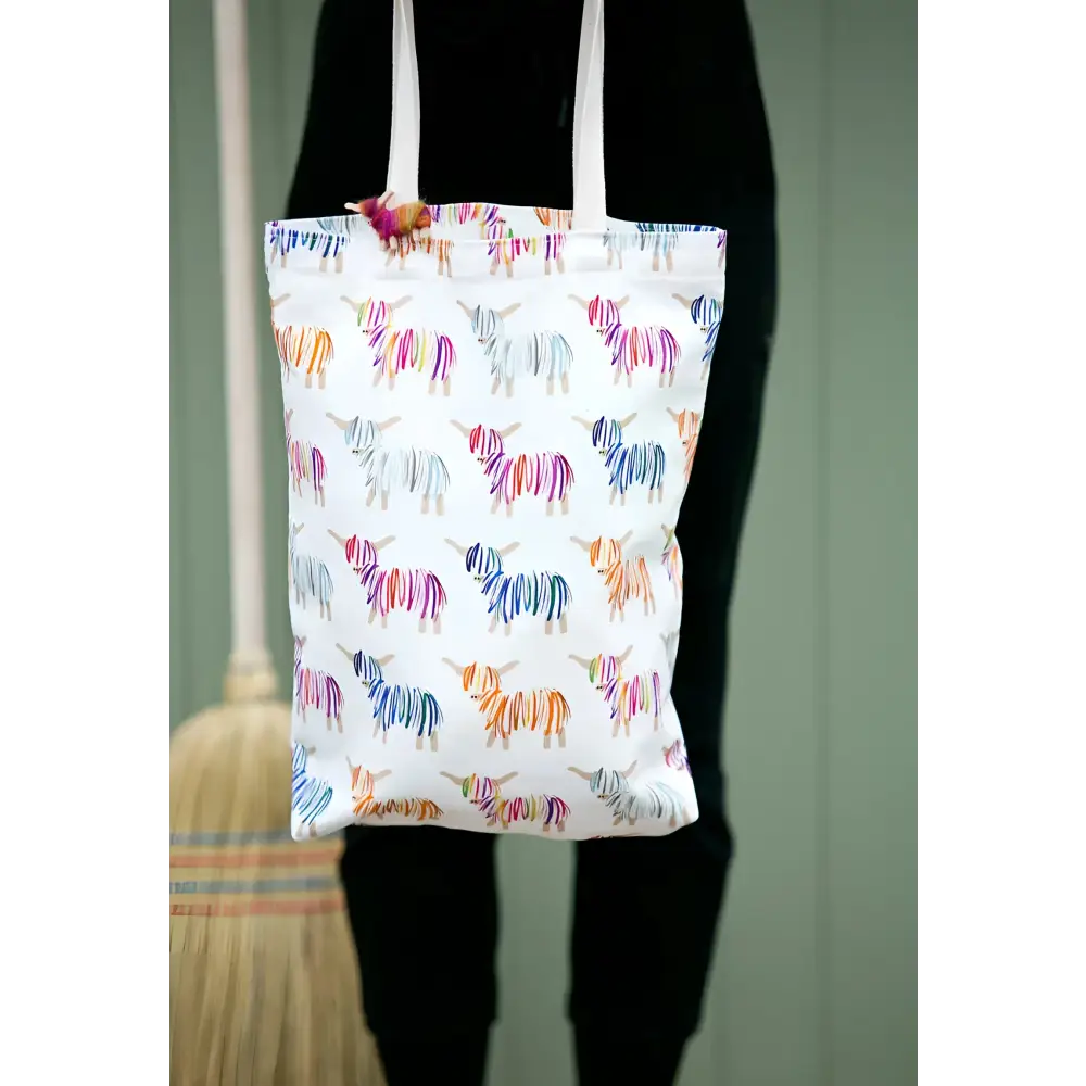 Hairy Coo Tote Bag - Scottish Home