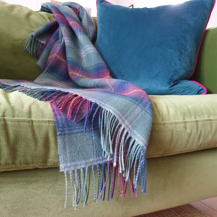 Hame Tartan Lambswool Blanket | Lochcarron | Scottish Creations